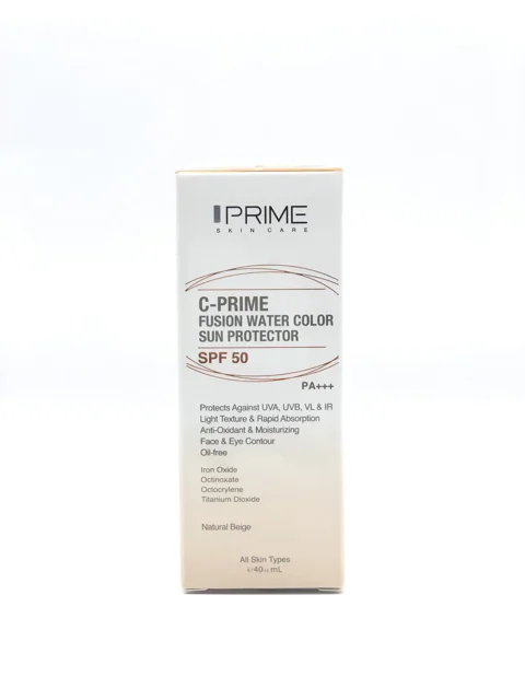 فلوئید ضد آفتاب SPF50 فیوژن واتر حاوی ویتامین سی پرایم