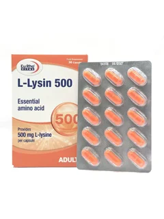 کپسول ال لیزین 500 یوروویتال 30 عددی