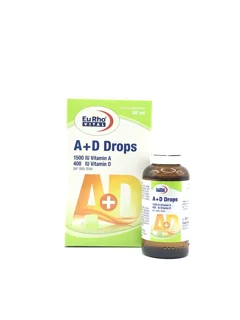 قطره خوراکی آ+د یوروویتال